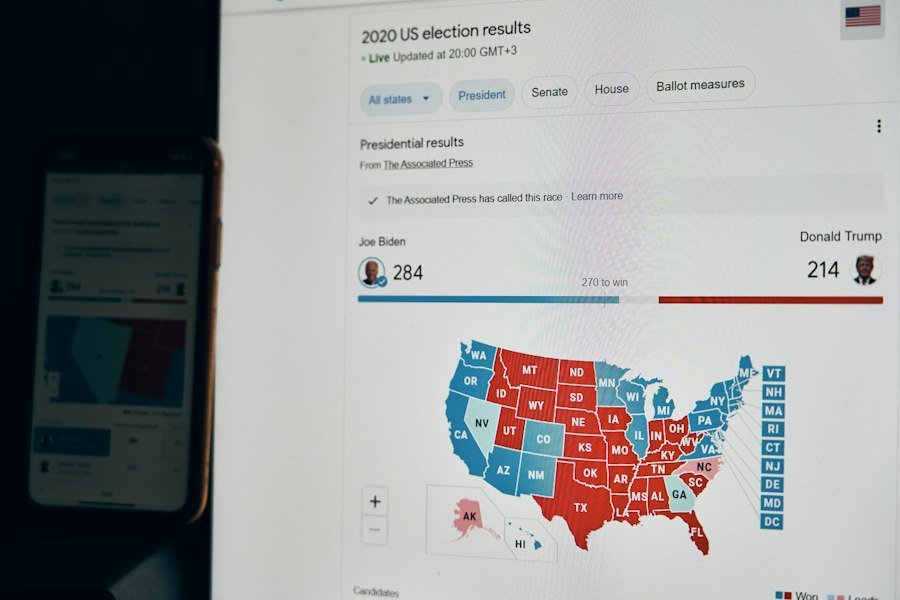 Photo monitoring political decisions
