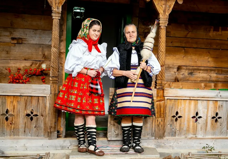 Photo Romanian traditions cultural heritage